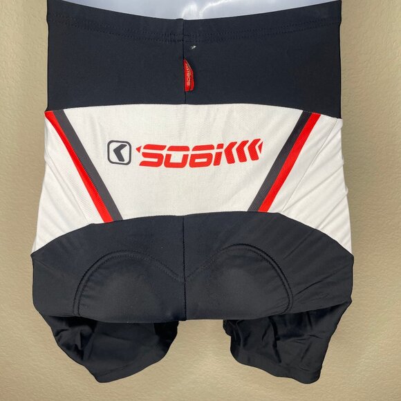 Sobike Men's Padded Cycling Stretch Waist Pull On Sz Medium Workout Gym - Picture 4 of 11